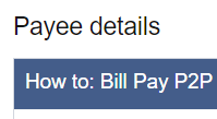 bill pay screen shot