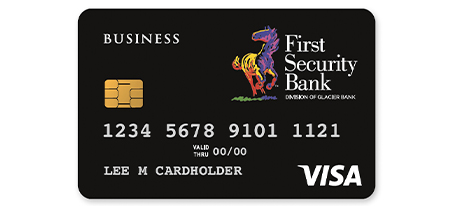 image of business credit card