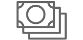 stack of cash icon 