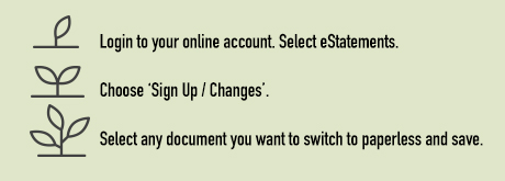 how to sign up for estatements checklist